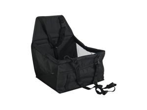 Car Booster Seat Portable Dog Carrier Storage Folding Holder Pocket Seat Protector for Dog Cat Pet Black