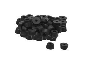50pcs Rubber Feet Bumper Furniture Amplifier Speaker Air Compressor Floor Protector Cabinet Leg Cab Pads, D13x11xH7mm