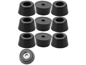 Non-Skid AV 19mm Square Rubber Feet with Washer 8mm Height for Electronics 
