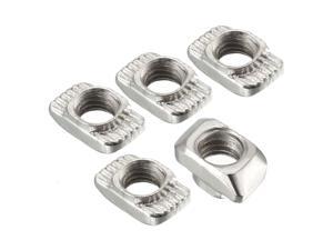 M 8 Sliding T Nut 10 mm Slot 4545 Extrusion Zinc Plated Carbon Steel lot of 25 