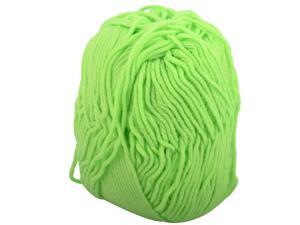 Acrylic Fiber Handmade Sweater Scarf Knitting Yarn Cord Rope Light Green 50g Acrylic Fiber Handmade Sweater Scarf Knitting Yarn Cord Rope Light Green 50g