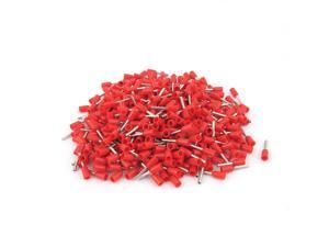 350 Pcs Wire Crimp Connector Terminal Insulated Ferrule Red E7508 20AWG 0.75mm2 350 Pcs Wire Crimp Connector Terminal Insulated Ferrule Red E7508 20AWG 0.75mm2