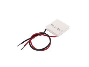 Unique Bargains TEC1-4905 4A 12V 36W 25.5x25.5x5mm Thermoelectric Cooler Peltier Plate Module Unique Bargains TEC1-4905 4A 12V 36W 25.5x25.5x5mm Thermoelectric Cooler Peltier Plate Module