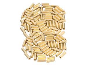 Unique Bargains 150pcs Brass Straight PCB Pillar Female Thread Hex Standoff Spacer M3x5x14mm Unique Bargains 150pcs Brass Straight PCB Pillar Female Thread Hex Standoff Spacer M3x5x14mm
