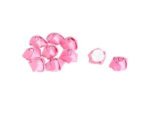 Festival Satin DIY Decorative Crafts Appliques Floral Buds Rose Fuchsia 10 PCS Festival Satin DIY Decorative Crafts Appliques Floral Buds Rose Fuchsia 10 PCS