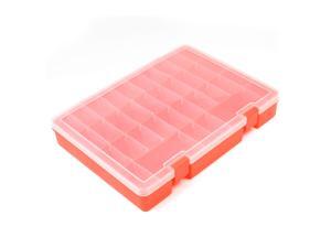 Unique Bargains Rectangular Plastic Adjustable 32 Slots Tool Electronic Components Case 9.9" Unique Bargains Rectangular Plastic Adjustable 32 Slots Tool Electronic Components Case 9.9"