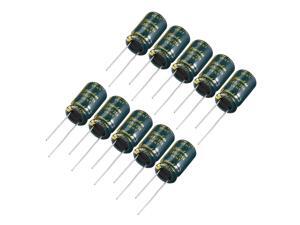 Aluminum Radial Electrolytic Capacitor Low ESR Green with 680uF 25V 105 Celsius Life 3000H 10 x 17mm High Ripple Current,Low Impedance 10pcs Aluminum Radial Electrolytic Capacitor Low ESR Green with 680uF 25V 105 Celsius Life 3000H 10 x 17mm High Ripple Current,Low Impedance 10pcs