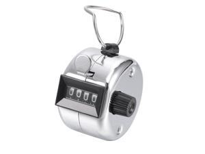 Unique Bargains Hand Tally Counter 4 Digit Tally Counter Mechanic Palm Click Counter Silver Tone Unique Bargains Hand Tally Counter 4 Digit Tally Counter Mechanic Palm Click Counter Silver Tone