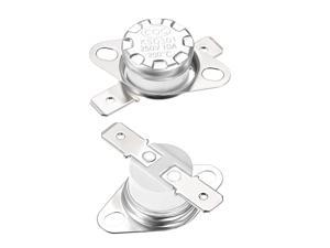 Temperature Control Switch , Thermostat , KSD301 200°C , 10A , Normally Closed N.C 6.3mm Pin 2pcs