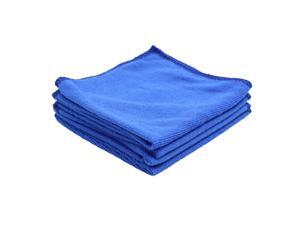 4pcs Blue Microfiber Cleaning Cloth Absorbent Car Washing Towel 30cm x 30cm 4pcs Blue Microfiber Cleaning Cloth Absorbent Car Washing Towel 30cm x 30cm