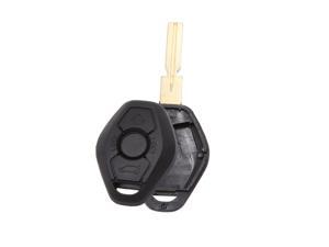 Global Bargains 3 Buttons Uncut Key Case Remote Shell for BMW 3 5 6 7 Series E36 E38 E39 E46 M5
