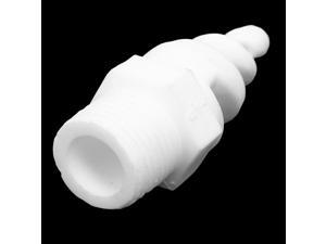 3/8BSP Male Thread Spiral Design Full Cone Atomization Spray Nozzle White 3/8BSP Male Thread Spiral Design Full Cone Atomization Spray Nozzle White