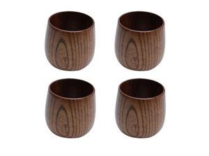 3" Small Handmade Natural  Wood Cup/ Wooden Portable Cup/Outdoor Cup/Coffee Mug/Drinking Mug/Camping Mug/Teacup Series, 4pcs
