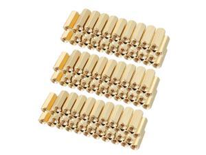 Unique Bargains 120pcs Brass Straight PCB Pillar Female Thread Hex Standoff Spacer M3x5x12mm Unique Bargains 120pcs Brass Straight PCB Pillar Female Thread Hex Standoff Spacer M3x5x12mm