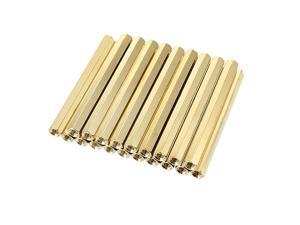Unique Bargains 20pcs Brass Straight PCB Pillar Female Thread Hex Standoff Spacer M3x5x50mm Unique Bargains 20pcs Brass Straight PCB Pillar Female Thread Hex Standoff Spacer M3x5x50mm