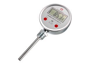 Black Round Shape Digital Temperature Humidity Meters Gauge Indoor Thermometer Hygrometer LCD Display Celsius(°C) 899
