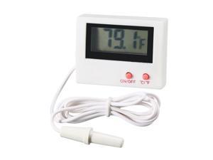 Mini Digital Temperature Meters Gauge White Indoor Thermometer LCD Display °C/°F