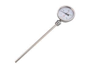 Soil Thermometer Backyard Metal Compost Thermometer with 300mm Probe (0-200 Celsius)