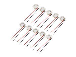 10 Pcs Piezo Discs 20mm Acoustic Pickup Transducer Prewired Microphone Trigger Drum CBG Guitar 10 Pcs Piezo Discs 20mm Acoustic Pickup Transducer Prewired Microphone Trigger Drum CBG Guitar