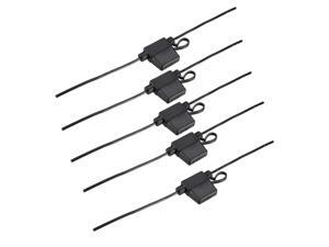 Fuse Holder In-line 14 Gauge AWG Automotive Car Waterproof Fuse Holder Black 5Pcs for ATC/ATO Fuse Fuse Holder In-line 14 Gauge AWG Automotive Car Waterproof Fuse Holder Black 5Pcs for ATC/ATO Fuse
