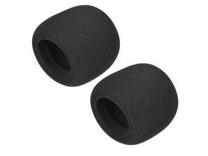 2PCS Thicken Ball-Type Sponge Foam Mic Cover Handheld Microphone Windscreen Shield Protection Black for KTV Broadcasting 2PCS Thicken Ball-Type Sponge Foam Mic Cover Handheld Microphone Windscreen Shield Protection Black for KTV Broadcasting