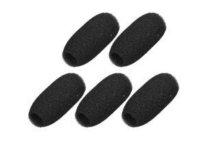 10PCS Sponge Foam Mic Cover Conference Microphone Windscreen Shield Protection Black 57mm Long