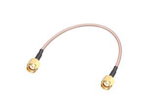 Low Loss RF Coaxial Cable Connection Coax Wire RG-316, RP-SMA Male to RP-SMA Male 30cm Low Loss RF Coaxial Cable Connection Coax Wire RG-316, RP-SMA Male to RP-SMA Male 30cm