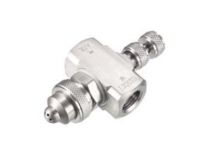 Air Atomizing Nozzle, 1/4BSPT Misting Low Pressure Wide Angle Spray Tip Nozzles Air Atomizing Nozzle, 1/4BSPT Misting Low Pressure Wide Angle Spray Tip Nozzles