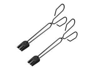 Stainless Steel Tongs Kitchen Food Baking Clamp BBQ Grilling Barbecue Tong 27cm 2 Pcs Stainless Steel Tongs Kitchen Food Baking Clamp BBQ Grilling Barbecue Tong 27cm 2 Pcs