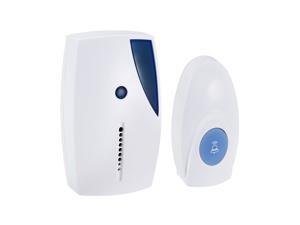 Wireless Doorbell Chime Kit 230 Ft Operating with LED Light 32 Chimes Wireless Doorbell Chime Kit 230 Ft Operating with LED Light 32 Chimes