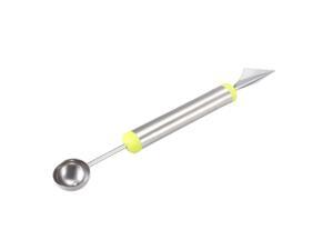 Dual-Head Fruit Ripple Carving Cutter Ball Digger Stainless Steel Waterlemon Scoop Melon Digger