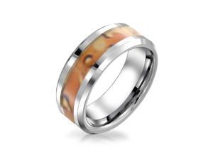 Bling Jewelry Golden Black Silver Two Tone Celtic Knot Dragon Inlay Couples Titanium Wedding Band Rings/ for/ Men for Women 8MM