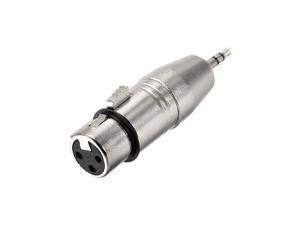 XLR Female to 1/8" Male TRS Adapter,Gender Changer - XLR-F to 3.5mm Coupler Adapters,Microphone Plug In Audio Connector,Mic Female Plug XLR Female to 1/8" Male TRS Adapter,Gender Changer - XLR-F to 3.5mm Coupler Adapters,Microphone Plug In Audio Connector,Mic Female Plug