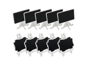 10pcs Mini Chalkboards Signs with Base Stands Wood Delicate Design Chalkboard Tag for Message Board Signs Table Number Reminder 10pcs Mini Chalkboards Signs with Base Stands Wood Delicate Design Chalkboard Tag for Message Board Signs Table Number Reminder