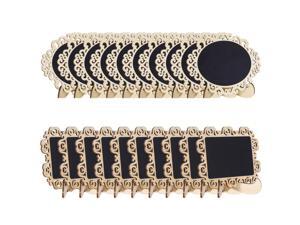 20pcs Mini Chalkboards Signs with Base Stand Wood Delicate Design Chalkboard Tag for Message Board Signs Table Number Reminder 20pcs Mini Chalkboards Signs with Base Stand Wood Delicate Design Chalkboard Tag for Message Board Signs Table Number Reminder