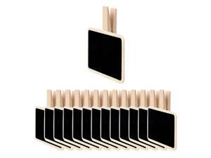 14pcs Mini Chalkboards Signs with Clips Wood Chalkboard Tag for Weddings Party Message Board Notes Table Number Reminder Price Tag 14pcs Mini Chalkboards Signs with Clips Wood Chalkboard Tag for Weddings Party Message Board Notes Table Number Reminder Price Tag