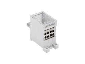 1 in 12 Out DIN Rail Terminal Blocks Distribution Block for Circuit Breaker 1 in 12 Out DIN Rail Terminal Blocks Distribution Block for Circuit Breaker