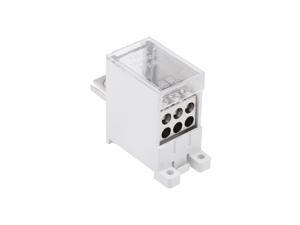 1 in 6 Out DIN Rail Terminal Blocks Distribution Block for Circuit Breaker 1 in 6 Out DIN Rail Terminal Blocks Distribution Block for Circuit Breaker
