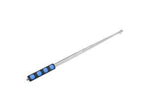 5.25ft/1.6M Telescopic Handheld Flagpoles Telescopic Guide Flag Pole Sponge Handle Teaching Pointer for Tour Guides and Teachers Blue