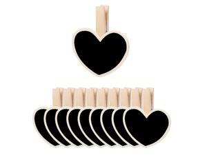 10pcs Mini Chalkboards Signs with Wooden Clip Wood Heart Design Chalkboard Tag for Weddings Birthday Party Message Board Signs Table Number Reminder Price Tag 10pcs Mini Chalkboards Signs with Wooden Clip Wood Heart Design Chalkboard Tag for Weddings Birthday Party Message Board Signs Table Number Reminder Price Tag