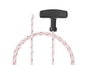 Recoil Starter Rope with Handle 3mm Dia 1.15m 3.77ft Polyester Pull Cord for 152F 154F Lawn Mower Trimmer Engine Part Recoil Starter Rope with Handle 3mm Dia 1.15m 3.77ft Polyester Pull Cord for 152F 154F Lawn Mower Trimmer Engine Part