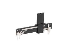1pcs Fader Variable Resistors Mixer 50mm Straight Slide Potentiometer B100K Ohm Linear Double Potentiometers for Dimming Tuning 1pcs Fader Variable Resistors Mixer 50mm Straight Slide Potentiometer B100K Ohm Linear Double Potentiometers for Dimming Tuning