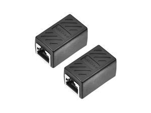 RJ45 Coupler Inline Connector Cat7 Cat6 Cat5e Ethernet Cable Extender Adapter Female To Female 36x43x20mm 2Pcs RJ45 Coupler Inline Connector Cat7 Cat6 Cat5e Ethernet Cable Extender Adapter Female To Female 36x43x20mm 2Pcs