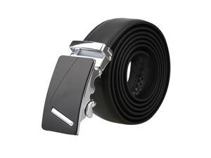 Unique Bargains Men's Large Business Automatic Buckle Dress Leather Belt Width 1 3/8" Black (Size 160cm) Unique Bargains Men's Large Business Automatic Buckle Dress Leather Belt Width 1 3/8" Black (Size 160cm)