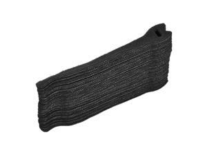 Reusable Cable Ties,6 Inch Hook and Loop Cord Wraps,Black Cable Organizer 50pcs Reusable Cable Ties,6 Inch Hook and Loop Cord Wraps,Black Cable Organizer 50pcs