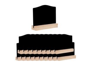 20pcs Mini Chalkboards Signs with Easel Stand Rectangle Design Double-side Chalkboard Tag for Weddings Birthday Party Message 20pcs Mini Chalkboards Signs with Easel Stand Rectangle Design Double-side Chalkboard Tag for Weddings Birthday Party Message