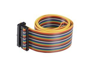 Flat Ribbon Cable Rainbow Wire 34-pin 128cm with Idc Connector F/f for Arduino Flat Ribbon Cable Rainbow Wire 34-pin 128cm with Idc Connector F/f for Arduino