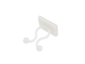 Twist Lock Cable Wire Ties with Sticker Nylon U Shape Save Place 10mm Dia White 50pcs Twist Lock Cable Wire Ties with Sticker Nylon U Shape Save Place 10mm Dia White 50pcs