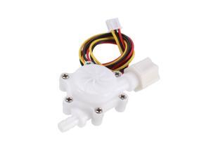 Hall Effect Water Flow Sensor Switch 0.2-2.5L/min 71.5mm Fluid Counter Meter Flowmeter DC5V Hall Effect Water Flow Sensor Switch 0.2-2.5L/min 71.5mm Fluid Counter Meter Flowmeter DC5V