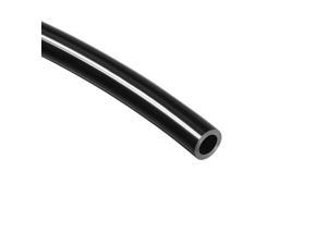 1M Length 5mm Groove Width 10mm Height Rubber Hollow Air Sealed Seal Strip Black 